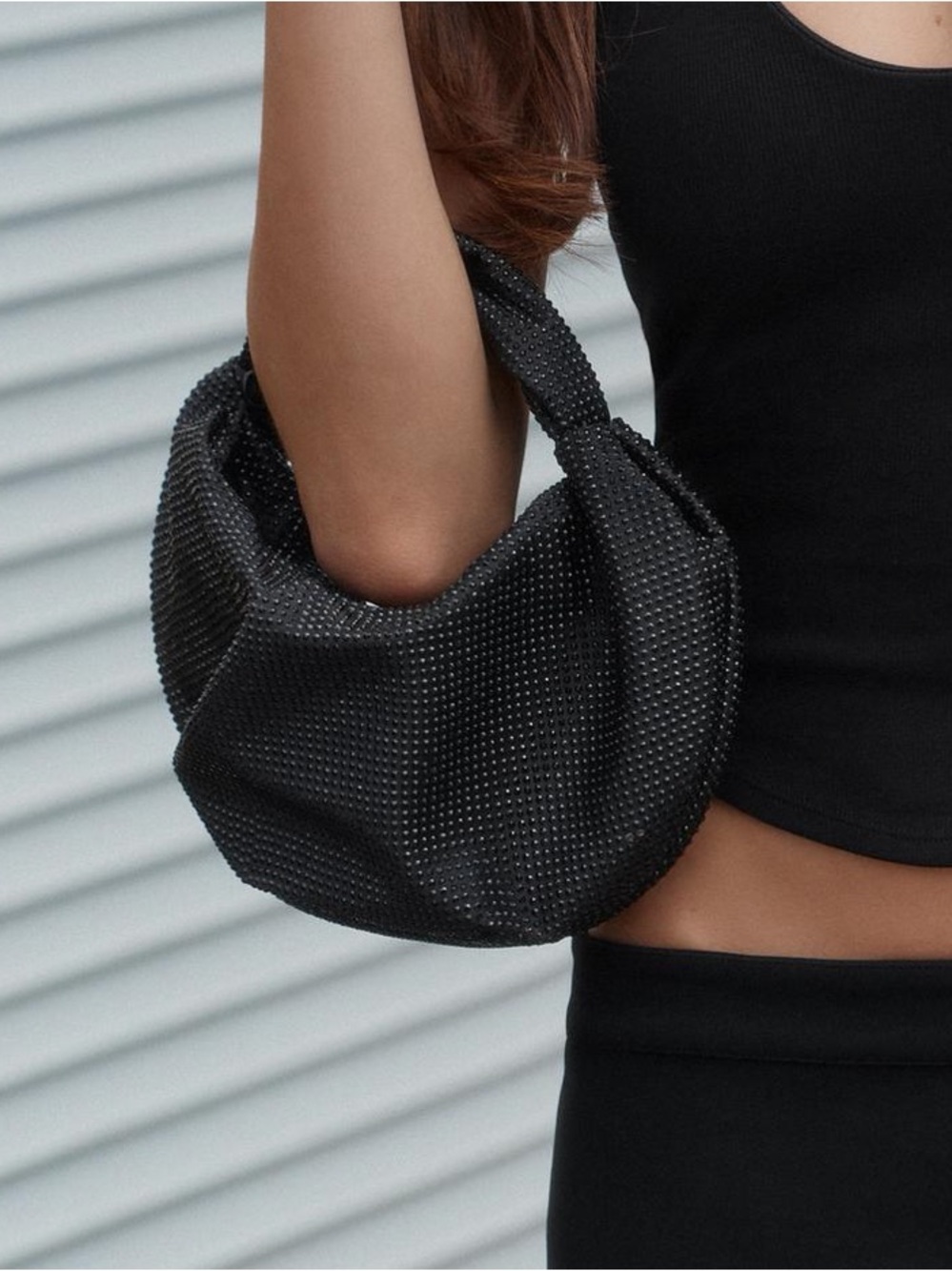 BNWT ZARA RHINESTONE BAG